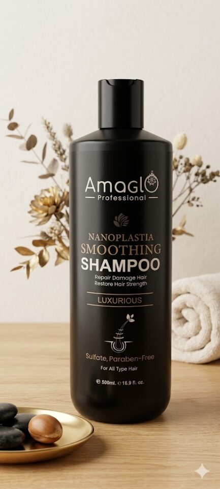 Amaglo Professional Nanoplastia Smoothing Shampoo – 500ml
